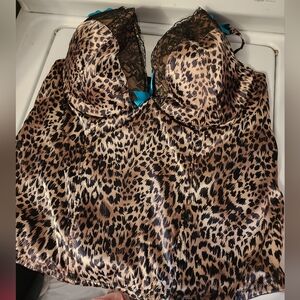 Lane Bryant sexy leopard corset 22/24